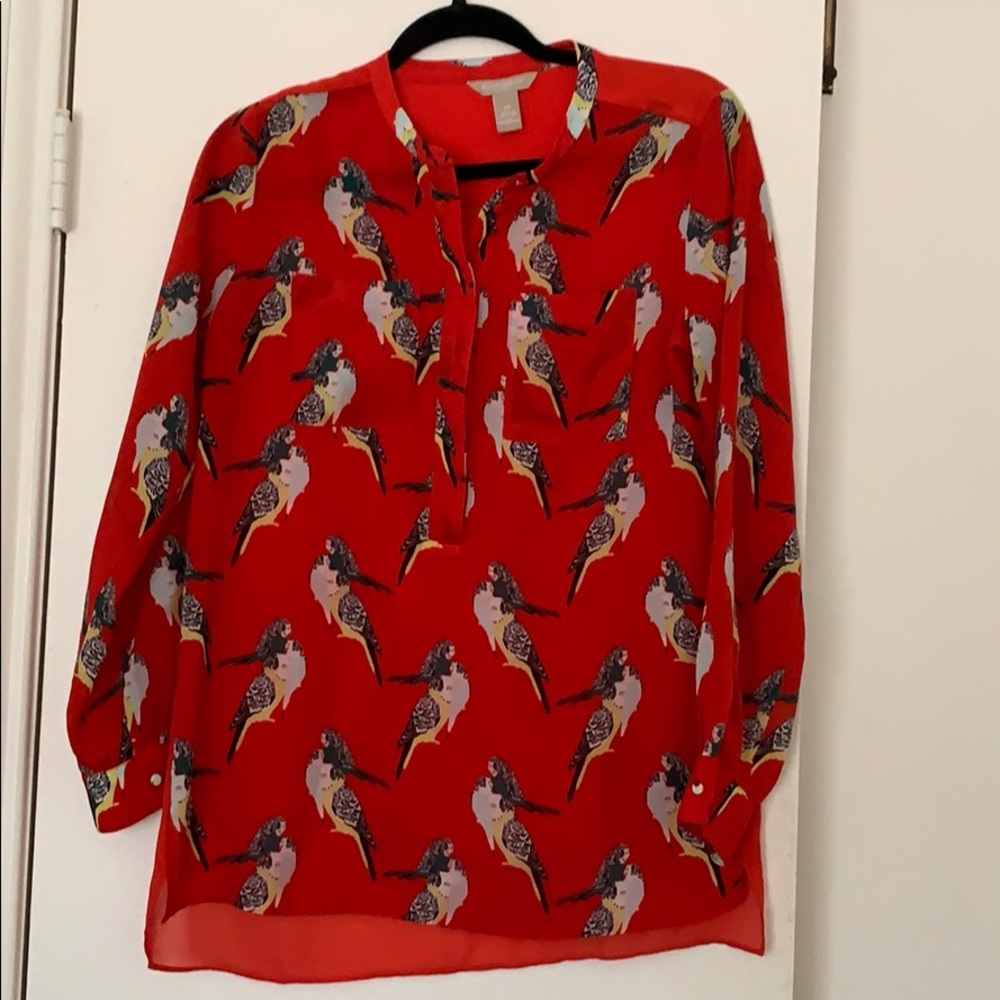 Brand new BR tropical birds top